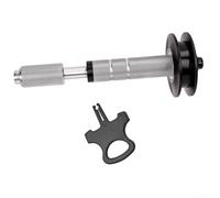 Soporte de cadena de bicicleta, herramienta de limpieza de rueda libre de eje pasante de 12 mm, para marco de engranajes de 142-148 mm con rodamientos dobles y barrera de pinza