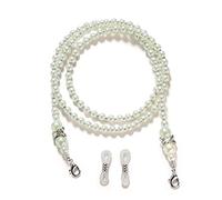 Soporte de cadena para gafas para mujer, cadena de lentes con cuentas, correa de cordón, soporte para lentes, correa de cordón para gafas