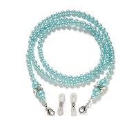 Soporte de cadena para gafas para mujer, cadena de lentes con cuentas, correa de cordón, soporte para lentes, correa de cordón para gafas