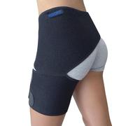 Soporte de cadera para alivio del dolor de ciática, envoltura de compresión para lesiones de muslo, músculos de la ingle tirones, dolor de espalda baja, tensión de flexión de cadera, tirón de