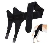 Soporte de cadera para perros, soporte de cadera con 2 bandas estabilizadoras, envoltura antilamida, soporte articular para piernas traseras, recuperación de ligamentos, lesiones, esguinces, mascotas