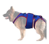 Soporte de cadera para perros, soporte lumbar para perros, arnés de rehabilitación, soporte de cadera suave, en D, tiras reflectantes para la prevención de espalda IVDD, Genesu