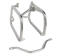 Soporte De Caja Lateral Acero Inoxidable para Motocicleta, Sin Ocultar El Tubo Escape, Compatible con para 500X Y 525X