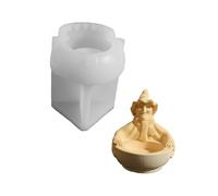 Soporte de calavera de caballero de Halloween, molde de silicona adecuado para manualidades, decoraciones de fundición de resina, molde de esqueleto de Halloween