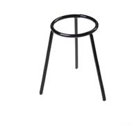 Soporte de calefacción para trípode de laboratorio para uso educativo hecho de hierro compatible con lámpara de quemador y red para química y física