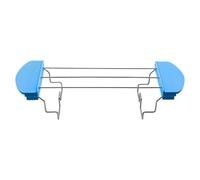 Soporte de calentamiento ideal para cocina con tostadora y hecho de plástico y acero inoxidable, todo en un solo lugar (azul)