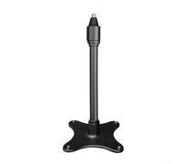 Soporte de cámara ajustable con cuello de cisne para monitor de bebé, adecuado para enseñar, cocinar y más (negro)