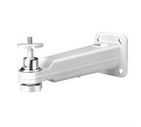 Soporte de cámara ajustable de 180 grados, soporte de pared de aleación de aluminio con gestión de cables oculta para cámaras de seguridad del hogar