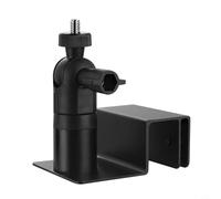 Soporte de cámara ajustable multifuncional para Arlo, para paneles solares EufyCam y anillo, soporte robusto para posicionamiento preciso en sistemas de seguridad para el hogar (negro)