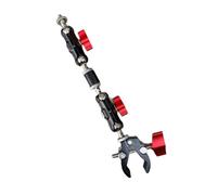 Soporte de cámara ajustable resistente de 13 a 48 mm, cabezal de agarre para barandillas, trípodes, equipo de estudio, abrazadera de cámara de aleación de aluminio