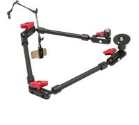 Soporte de cámara articulado ajustable de 31 pulgadas, rotación de 360 grados para transmisión en vivo, selfie, viajes, hecho de aleación de aluminio, brazo mágico ajustable