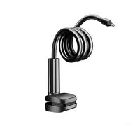 Soporte de cámara con junta flexible y sistema de clip de doble punto para modelos giratorios Ezviz en mesas, estantes o encimeras (negro)