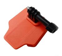 Soporte de cámara de bicicleta para Brompton, adaptador de soporte de lámpara de nariz de cerdo de resina de alta resistencia para cámaras de acción DJI, soporte de luz de bicicleta semicerrado seguro