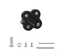 Soporte de cámara de bicicleta para sistemas informáticos Garmin, construcción ABS que se convierte en base de cámara para tomas de acción en paseos (E)