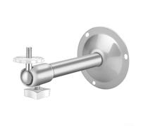 Soporte de cámara de montaje en pared con construcción de acero inoxidable y articulación completa para aplicaciones de monitoreo
