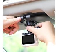 Soporte de cámara de Montaje Visera Coche para Insta360 GO3 Soporte de Abrazadera Montaje de cámara Soporte Clip Coche de cámara Deportiva con Adaptador 1/4 Liberación rápida e Instalación