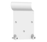 Soporte de cámara de revestimiento de vinilo compatible con eufy SoloCam S340, E30, E42 y 4G LTE Cam S330, soporte de acero inoxidable sin taladro para revestimiento de aluminio y vinilo, color blanco