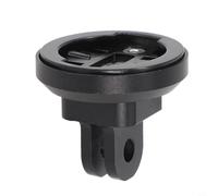 Soporte de cámara deportiva para luz trasera de bicicleta Garmin Varia y cámaras de acción, soporte de aleación de aluminio con agarre seguro, fácil instalación para grabación de ciclismo, color negro
