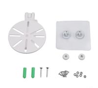 Soporte de cámara domo para sistema de seguridad CCTV, soporte de pared de plástico compatible con vigilancia Hikvision en interiores y exteriores, versión blanca sin clavos sin calcomanía incluida