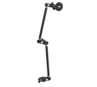 Soporte de Cámara Manual de 2 Secciones, Brazo Mágico Giratorio en Voladizo de 360°, Soporte de Cardán con Cabeza Esférica de Tornillo de 1/4 pulg., Compatible con Luz de