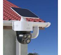 Soporte de cámara para eufy Security SoloCam S340/SoloCam E30/SoloCam E42, soporte de canalón ajustable resistente a la intemperie para eufy Security 4G LTE Cam S330, soporte de pared para cámara Eufy