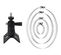 Soporte de cámara resistente para Arlo, para WYZE y para cámaras de seguridad BLINK que ofrece una instalación flexible en varios soportes al aire libre con rotación completa (negro)