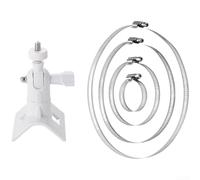 Soporte de cámara resistente para Arlo, para WYZE y para cámaras de seguridad BLINK que ofrece una instalación flexible en varios soportes al aire libre con rotación completa (blanco)