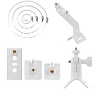 Soporte de cámara solar ajustable compatible con ARLO FOR EUFYCAM y cámaras solares Ring para una exposición optimizada a la luz solar