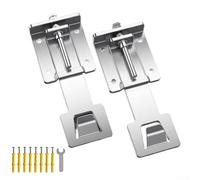 Soporte de campana extractora, 2 piezas de soporte de altura perfecta ajustable, placa de montaje de gancho de elevación para instalación de ventilador extractor de cocina (versión extendida)