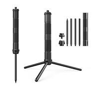 Soporte de camping con estacas plegable para acampar al aire libre, soporte de trípode de escritorio para teléfono celular, soporte para cámara