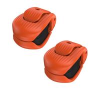 Soporte de caña de pescar - Pinza extraíble antideslizante - 2 soportes de caña de pescar de fijación automática | Para pescadores en la orilla del suelo con kayak en el mar en el río rodando