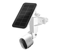 Soporte de canal para panel solar Arlo/Arlo Pro 3/Arlo Ultra/Arlo Ultra 2/Arlo Essential/Arlo Pro 4/eufyCam Accesorios de montaje al aire libre para Arlo pro 4 y Arlo Panel Solar (blanco)