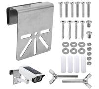 Soporte de Canaleta para Cámara de Seguridad, Acero Inoxidable Cámara Vigilancia Sin Taladro Soporte para Monitor con Accesorios