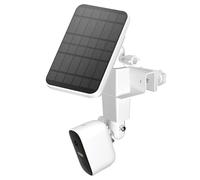 Soporte de canalón 2 en 1 compatible con Arlo Pro 4/Pro 3/Pro 2/Pro 3 Floodlight/Ultra/Ultra 2/Essential Spotlight Cam y panel solar (para máxima luz solar y visión más amplia)
