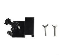 Soporte de canalón para configuración de panel solar para Arlo HD para Light ULTRA Pro 2 Pro, soporte resistente a la intemperie con tornillos de fijación seguros (negro)