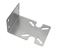 Soporte de carcasa de filtro de agua, soporte fijo de acero inoxidable, placa de montaje de purificador para filtro de agua de 10 y 20 pulgadas, 1.7 mm de grosor, color plateado