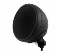 Soporte de carcasa faro 7" para Softail, Heritage y Fat Boy (1986-2019), cromada para faros delanteros motocicleta Protector de faro delantero(Matte Black)