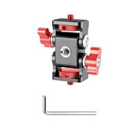 Soporte de cardán de cámara de dos cabezales para monitores de luces LED y soportes de teléfono, rotación de 360 grados para transmisión en vivo y fotografía, cardanes de caracol