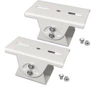 Soporte de cardán de monitoreo CCTV que ajusta el ángulo de la base de metal, paquete de 2 soportes de montaje de cámara CCTV ajustables de grado de vigilancia de seguridad CCTV soporte de montaje de