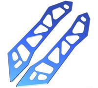 Soporte de carenado delantero para NMAX155 Soporte de parabrisas Mecanizado de precisión T6061 Placa decorativa de aluminio Aspecto dinámico 2 piezas (azul)