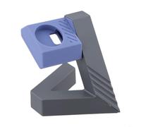 Soporte de carga de silicona geométrico moderno para Samsung Galaxy Watch 8 Classic proporciona un posicionamiento seguro y una fácil interacción del reloj (gris azul)