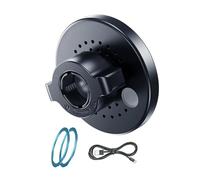 Soporte de carga de teléfono con enchufe de bola de 17 mm para carga rápida de 15 W, soporte de teléfono de coche