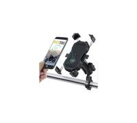 Soporte de carga de teléfono de moto dispositivo une touche sans fil soporte de cargador de guidon 12V/24V