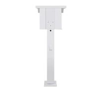 Soporte de Carga for Vehículos Eléctricos Al Aire Libre con Cubierta Resistente a La Intemperie, Pedestal de Conector de Cargador EV, Adecuado for Uso en Interiores Y Exteriores
