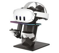 Soporte de carga LED para Meta Quest 3S, Quest 3, Quest 2, Quest Pro | Venom