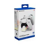 PDP PS5 Afterglow Wave Dual Charger White