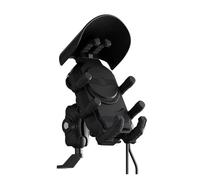 Soporte De Carga Rápida De 15 W Inalámbrico A Prueba De Golpes para Manillar De Teléfono Inteligente, Antirrobo para Bicicleta Resistente Al Agua Soporte Bicicleta(Rearview Mirror)