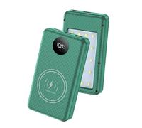 Soporte de carga USB portátil 6 x 18650 con función de luz de campamento para pantallas digitales