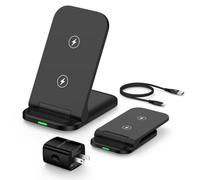 Soporte de cargador inalámbrico para Samsung plegable cargador de teléfono | Estación de carga de escritorio de 15 W para Galalxy Z Fold 8 Ultra Z Flip 8 S25 Ultra S24 FE S23 Pixel 11 11 Pro 11 Pro XL