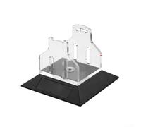 Soporte de carrete de acrílico grueso de base ancha estable (B)